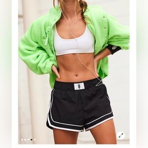 Free People Movement Varsity Blues Short. NWT. Black Combo